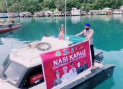Satpolairud Polres Anambas Bersama Petugas Puskemas Tarempa Gelar Vaksinasi Jangkau Pulau