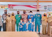 Hari Bhayangkara ke -75, Kapolres Anambas, Berikan Bantuan Satu Unit Leptop Pada TBM Desa Tiangau