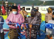 Danlanal Tarempa Bersama Bupati Anambas Resmikan Desa Batubelah Sebagai Kampung Bahari Nusantara