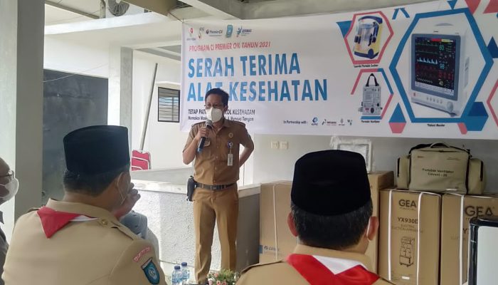 Premier Oil A HarbourEnergy Company Salurkan Bantuan Alat Kesehatan di UPT RSUD Palmatak.