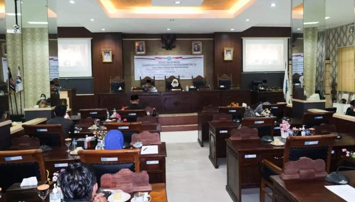 DPRD Bersama Pemkab Anambas Gelar Rapat Paripurna Bahas Ranperda