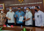 Bupati Anambas Tandatangan Serah Terima Barang Milik Negara di Kementrian PUPR