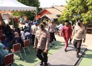 Kapolres Anambas Tinjau Gerai Vaksinasi COVID-19 di Polsek Jemaja