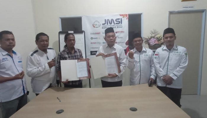 Lazisnu Kota Batam Jalin Kerja Sama dengan JMSI Kepri