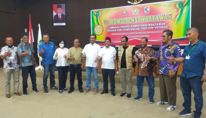 UPN Veteran Sukses Gelar UKW Angkatan Pertama Wartawan Pelalawan Riau