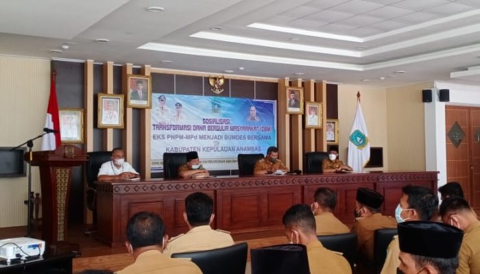 DINSOSP3APMD Anambas Menggelar Sosialisasi Transformasi Dana Bergulir Masyarakat