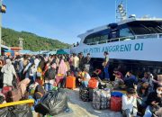 Amankan Puncak Arus Mudik, Kapolres Anambas Minta Pekerja Transfortasi Laut Perhatikan Keselamatan Penumpang