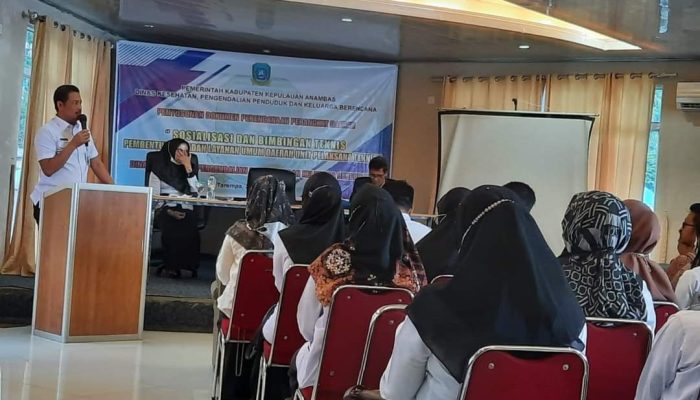 Sekda Anambas Buka Bimtek Pembentukan Badan Layanan Umum Daerah