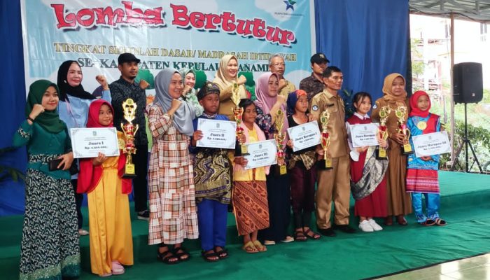 Dukung Minat Baca, Perpustakaan Anambas Gelar Lomba Bertutur Tingkat SD/MI