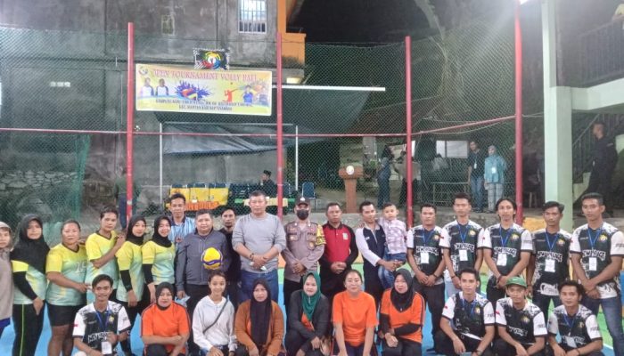 HUT ke-IV PORKBT, Bupati Anambas Buka Pertandingan Bola Voli