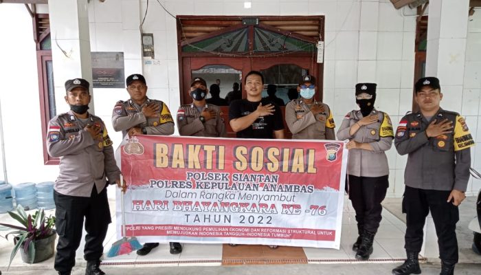 Polres Anambas Gelar Bakti Sosial Dirumah Ibadah