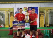 Kapolres Kepulauan Anambas Raih Juara 1 Turnamen Bulu Tangkis