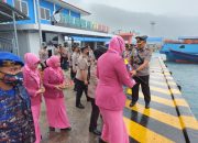 Peringati Hari Bhayangkara ke 76, Polres Anambas Melaksanakan Upacara Tabur Bunga