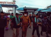 Bupati dan Wakil Bupati Anambas Sambut Kedatangan Kafilah MTQ ke-XI Provinsi Kepri 