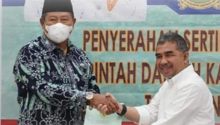 Pemkab Anambas Terima Sertifikat Tanah Aset dari Kakanwil BPN Kepri 