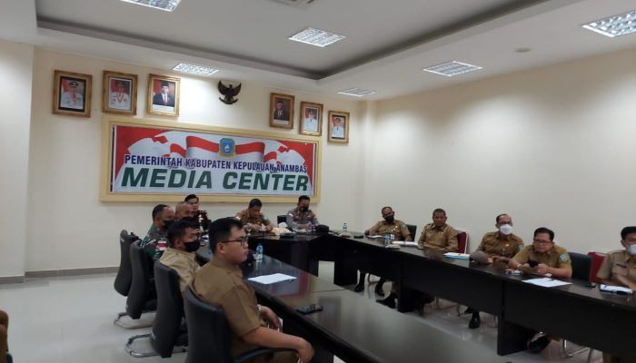 Pemkab Anambas Gelar Rapat Koordinasi Pengendalian Inflasi Bersama Pemerintah Pusat