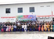 Danlanal Tarempa Pimpin Upacara Peringatan HUT TNI Ke-77