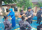 Pimpin Upacara Tradisi Penerima Bintara dan Tamtama, Ini Pesan Danlanal Tarempa