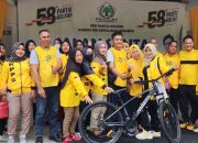 Gelar Jalan Sehat, Ketua DPD Golkar Anambas Minta Doa Partai Golkar Menang Pilkada 2024