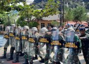 Lanal Tarempa di Demo, Tuntut Pembebasan ABK Kapal yang Ditahan