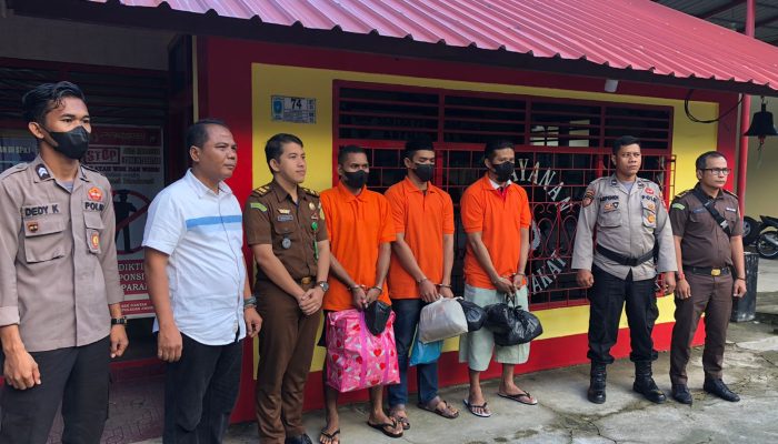 Cabjari Natuna di Tarempa Pindahkan Tiga Tahanan ke Rutan Tanjungpinang