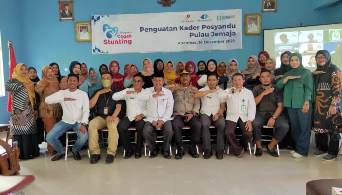 Cegah Stunting, KUFPEC Gelar Sosialisasi Pada Kader Posyandu Se Pulau Jemaja
