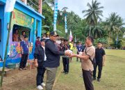 Bupati Abdul Haris Buka Turnamen Sepakbola Karang Taruna Desa Mubur