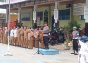 Kapolsek Siantan Pimpin Apel di SMP Negeri 2 Siantan