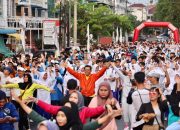 Gubernur Ansar Ikuti Senam Sehat dalam rangka peresmian Flyover Tanjungpinang