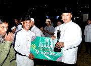 Desa Tarempa Barat Raih Juara 1 Pawai Takbir Idul Fitri 1444 H 2023