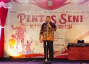Bupati Anambas Buka Pentas Seni Acara HUT RI Ke-78 di Kelurahan Tarempa 