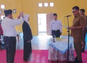 Lantik Anggota BPD PAW Desa Ceruk, Bupati Natuna: Jabatan Adalah Amanah