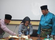 Kepala Kantor Imigrasi Tarempa Hadiri Penandatangan NPHD dan BAST Hibah Tanah