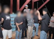 Tim Operasi Pekat Seligi Polres Lingga Pergoki Remaja Lagi Pesta Miras