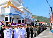 TNI AL Tarempa Sambut HUT Ke-78 dengan Menyelenggarakan Upacara Parade dan Defile