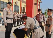 Kapolres Pimpin Serah Terima Jabatan Kapolsek Palmatak