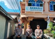 Pastikan Pengamanan Pemilu 2024, Polres Tempatkan Personil Jaga Kantor KPU dan Bawaslu Anambas