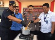 Polres Bintan Musnahkan 934,35 Gram Sabu