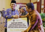 Gubernur Kepri Serahkan Bantuan Sosial UEP dan Beras ke Masyarakat Tanjungpinang dan Bintan