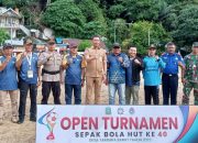 Turnamen Sepak Bola HUT Ke-40 Desa Tarempa Barat Resmi Dibuka