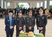 Bupati Rohil Afrizal Sintong Hadiri Upacara Peringatan HUT Bhayangkara ke-77
