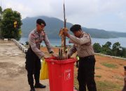 Polres Anambas Laksanakan Kurve dan Bersih-bersih di Markas Komando
