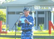 Danlanud Raden Sadjad Natuna Pimpin Upacara 17-An, Pangkoopsudnas: Prajurit Jeli dan Peduli