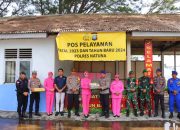 Kapolres dan Bhayangkari Natuna Berikan Dukungan dan Semangat di Pos Terpadu Pantai Piwang