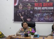 Rilis Akhir Tahun Polres Kepulauan Anambas, Capaian dan Inovasi 2023