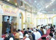 Bupati Rohil Gelar Sholat Idul Adha di Masjid Agung Al Bagansiapiapi