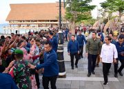 Tiba di Kota Kupang, Presiden Jokowi Sapa Warga di Kawasan Pantai Kelapa Lima