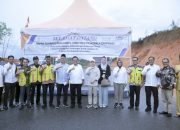 Kepala Bappenas Didampingi Gubernur Kepri Tinjau Poyek Jalan Lintas Barat Bintan