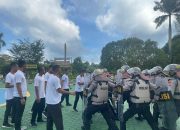 Beri Rasa Aman saat Pemilu, Polres Natuna Laksanakan Pelatihan Dalmas