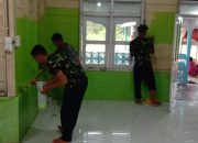 Lanal Ranai Gelar Kerja Bakti untuk Mewujudkan Kampung Bahari Nusantara